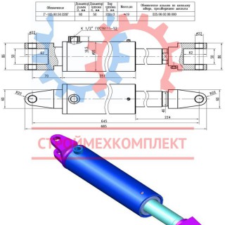Цилиндр поворота   колес